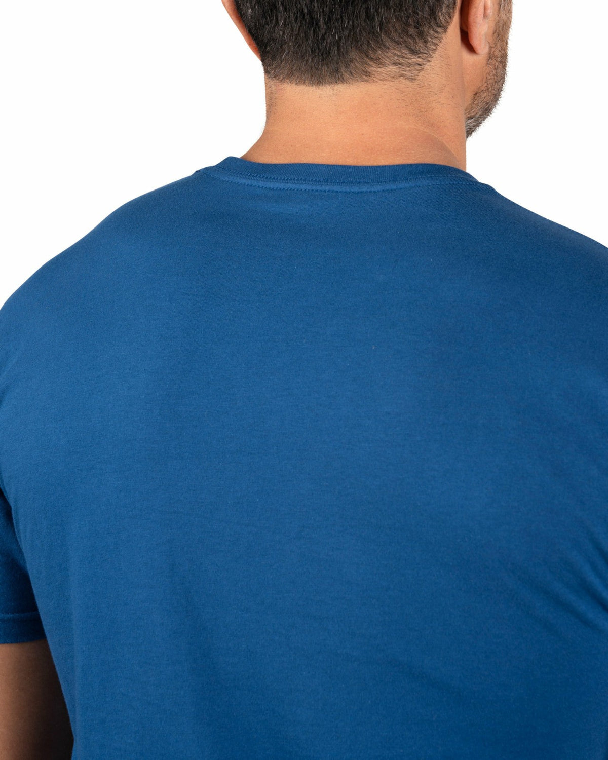 Black Clover Retro Men's Blue Graphic Tee with Upside Down Live Lucky Logo