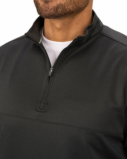 Black Clover Men's Athletic Black Quarter-Zip Hoodie