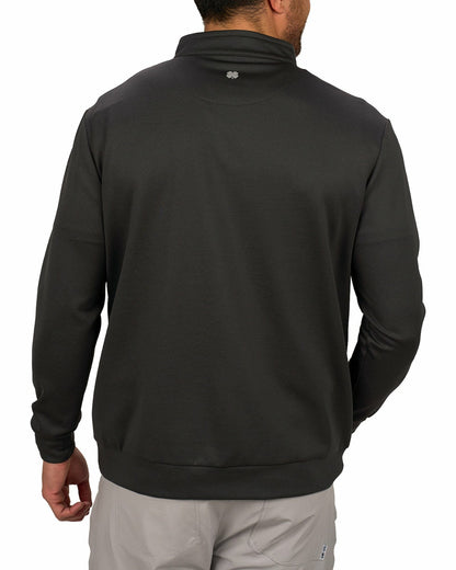 Black Clover Men's Athletic Black Quarter-Zip Hoodie