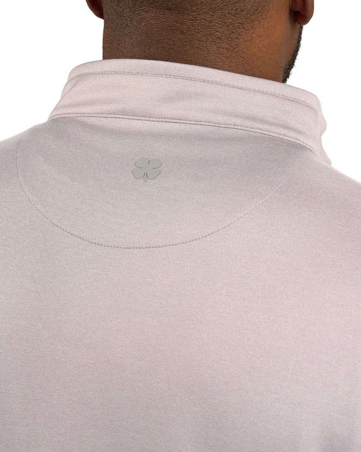 Black Clover Men's Athletic Light Grey Quarter-Zip Hoodie