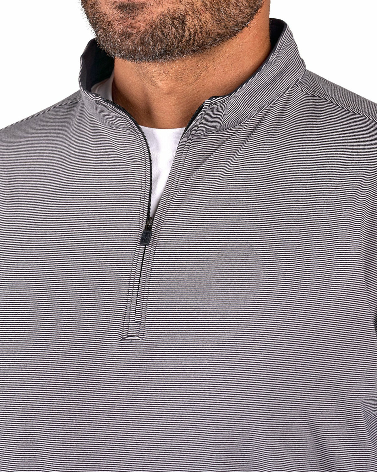 Black Clover Men's Versatile Black Quarter-Zip Sweatshirt for Style and Comfort