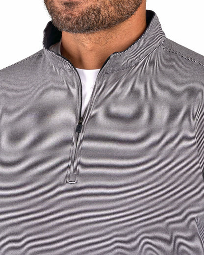 Black Clover Men's Versatile Black Quarter-Zip Sweatshirt for Style and Comfort