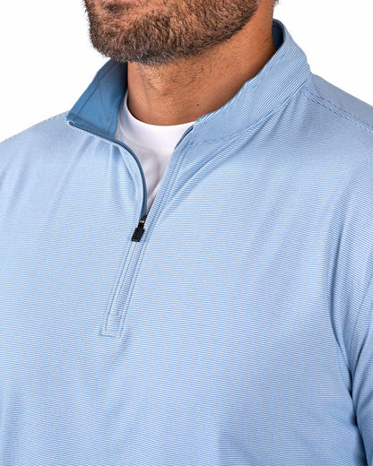 Black Clover Men's Versatile Blue Quarter-Zip Sweatshirt for Style and Comfort