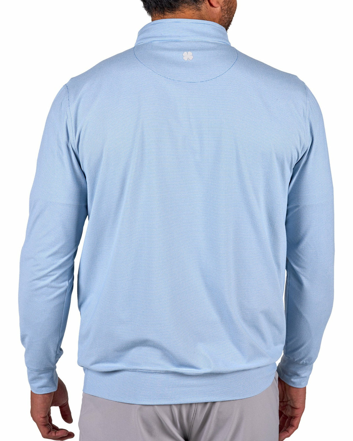 Black Clover Men's Versatile Blue Quarter-Zip Sweatshirt for Style and Comfort