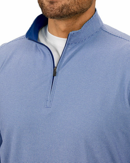 Black Clover Men's Versatile Navy Quarter-Zip Sweatshirt for Style and Comfort