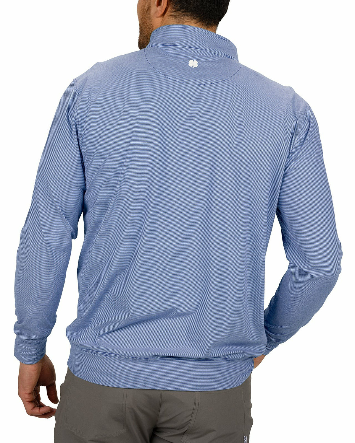 Black Clover Men's Versatile Navy Quarter-Zip Sweatshirt for Style and Comfort