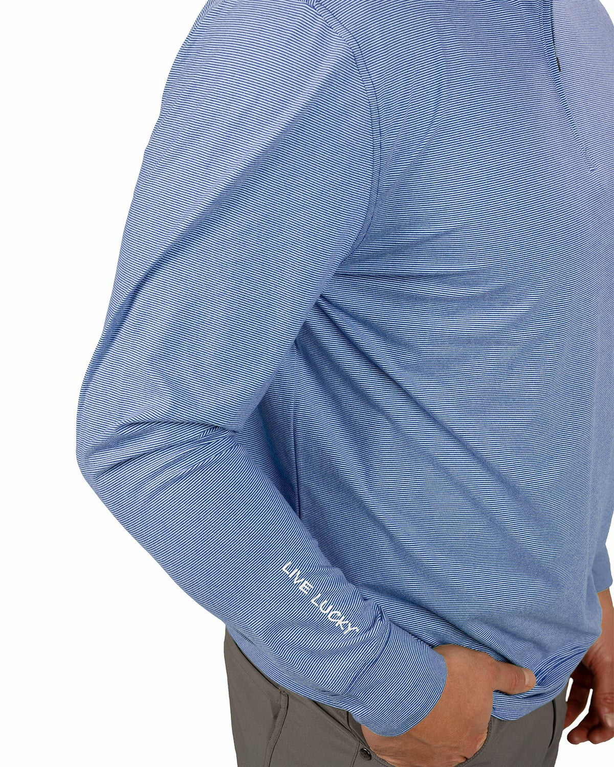 Black Clover Men's Versatile Navy Quarter-Zip Sweatshirt for Style and Comfort