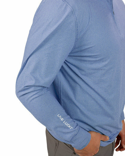 Black Clover Men's Versatile Navy Quarter-Zip Sweatshirt for Style and Comfort