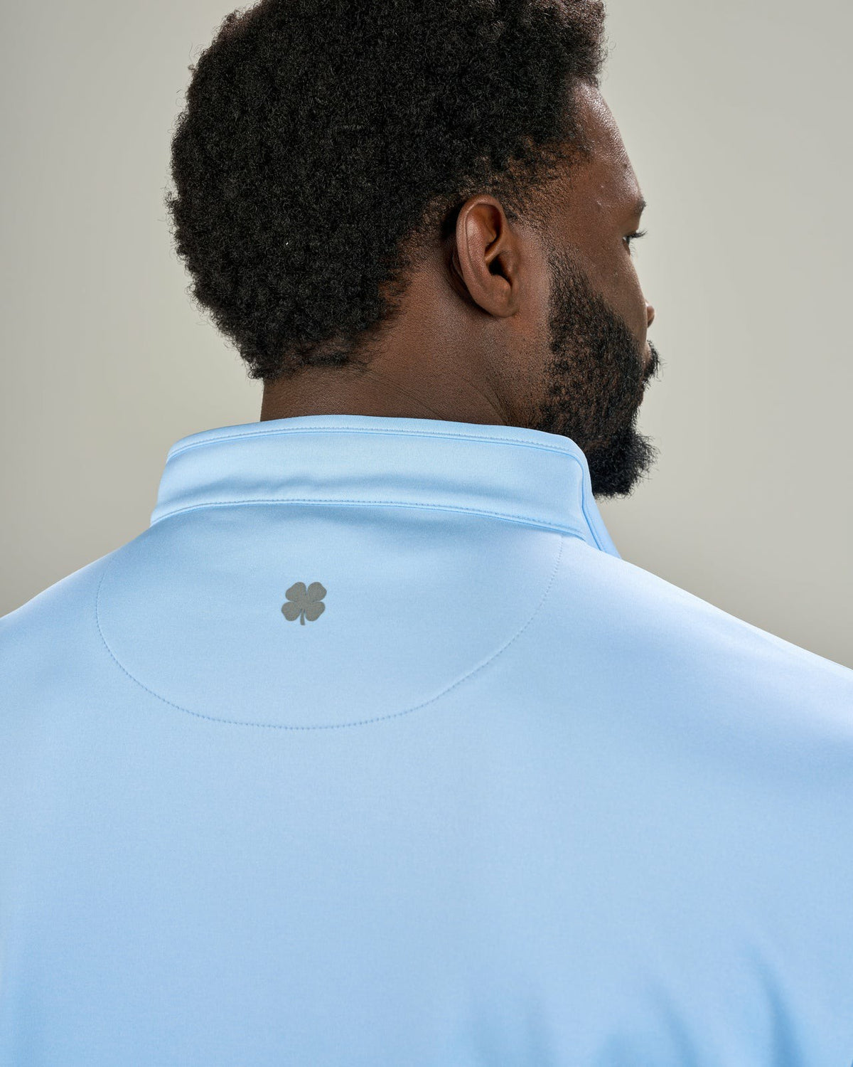 Black Clover Men's Athletic Blue Quarter-Zip Hoodie