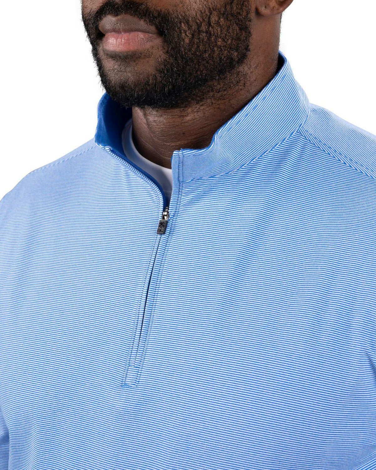 Black Clover Men's Versatile Blue Quarter-Zip Sweatshirt for Style and Comfort