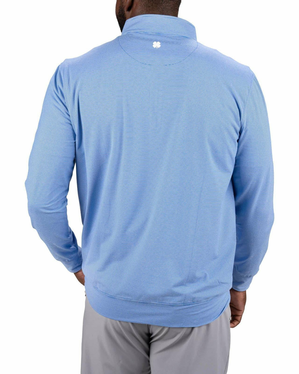 Black Clover Men's Versatile Blue Quarter-Zip Sweatshirt for Style and Comfort