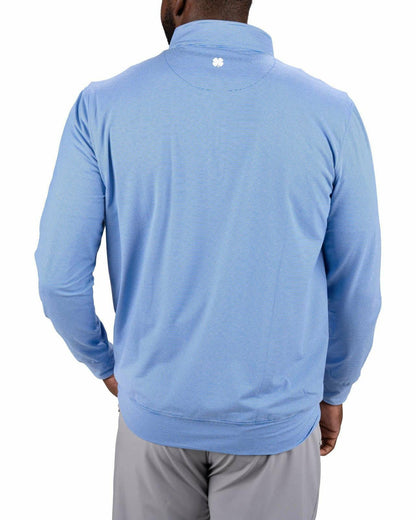 Black Clover Men's Versatile Blue Quarter-Zip Sweatshirt for Style and Comfort