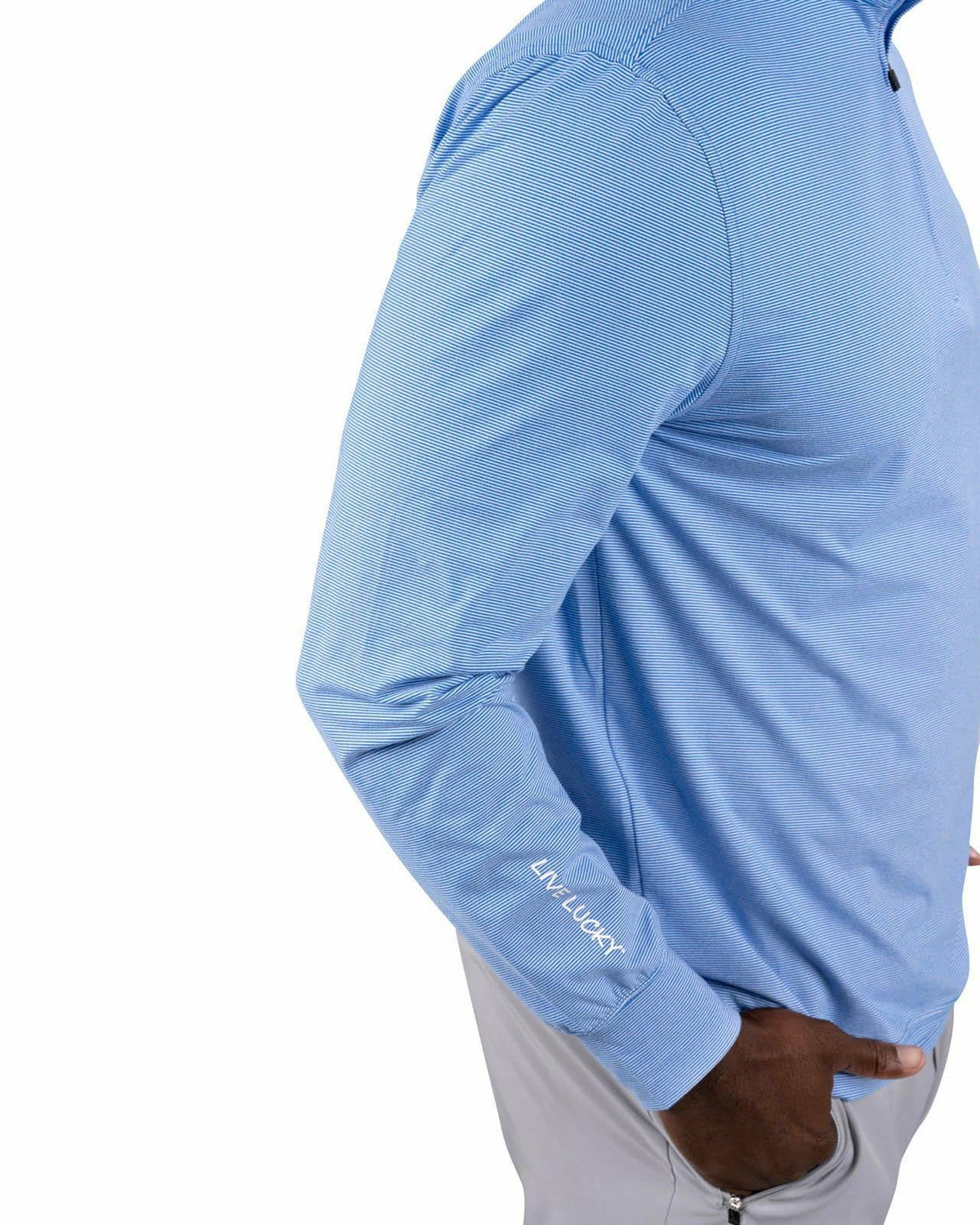 Black Clover Men's Versatile Blue Quarter-Zip Sweatshirt for Style and Comfort