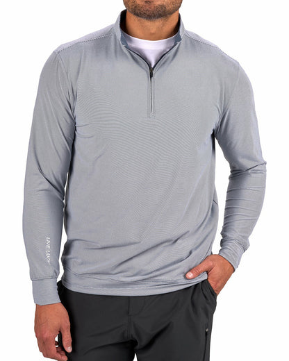 Black Clover Men's Versatile Black Quarter-Zip Sweatshirt for Style and Comfort
