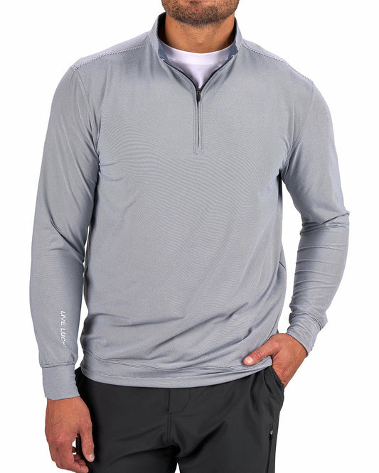 Black Clover Men's Versatile Black Quarter-Zip Sweatshirt for Style and Comfort