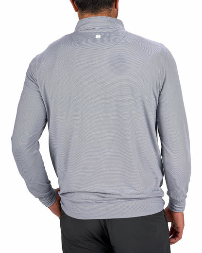 Black Clover Men's Versatile Black Quarter-Zip Sweatshirt for Style and Comfort