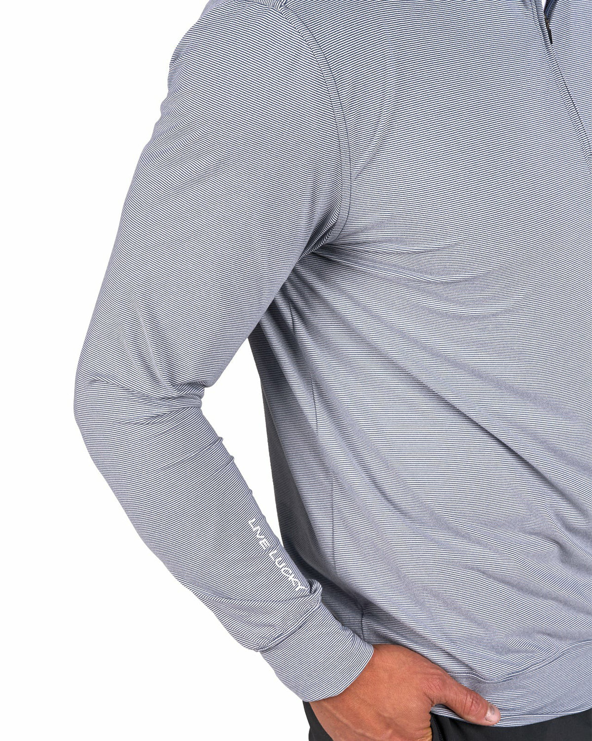 Black Clover Men's Versatile Black Quarter-Zip Sweatshirt for Style and Comfort