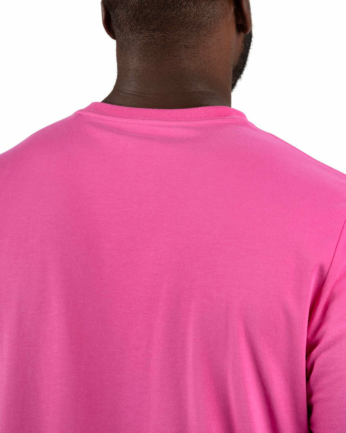 Black Clover Luxury Short-Sleeved Bright Pink Men's Pocket Tee