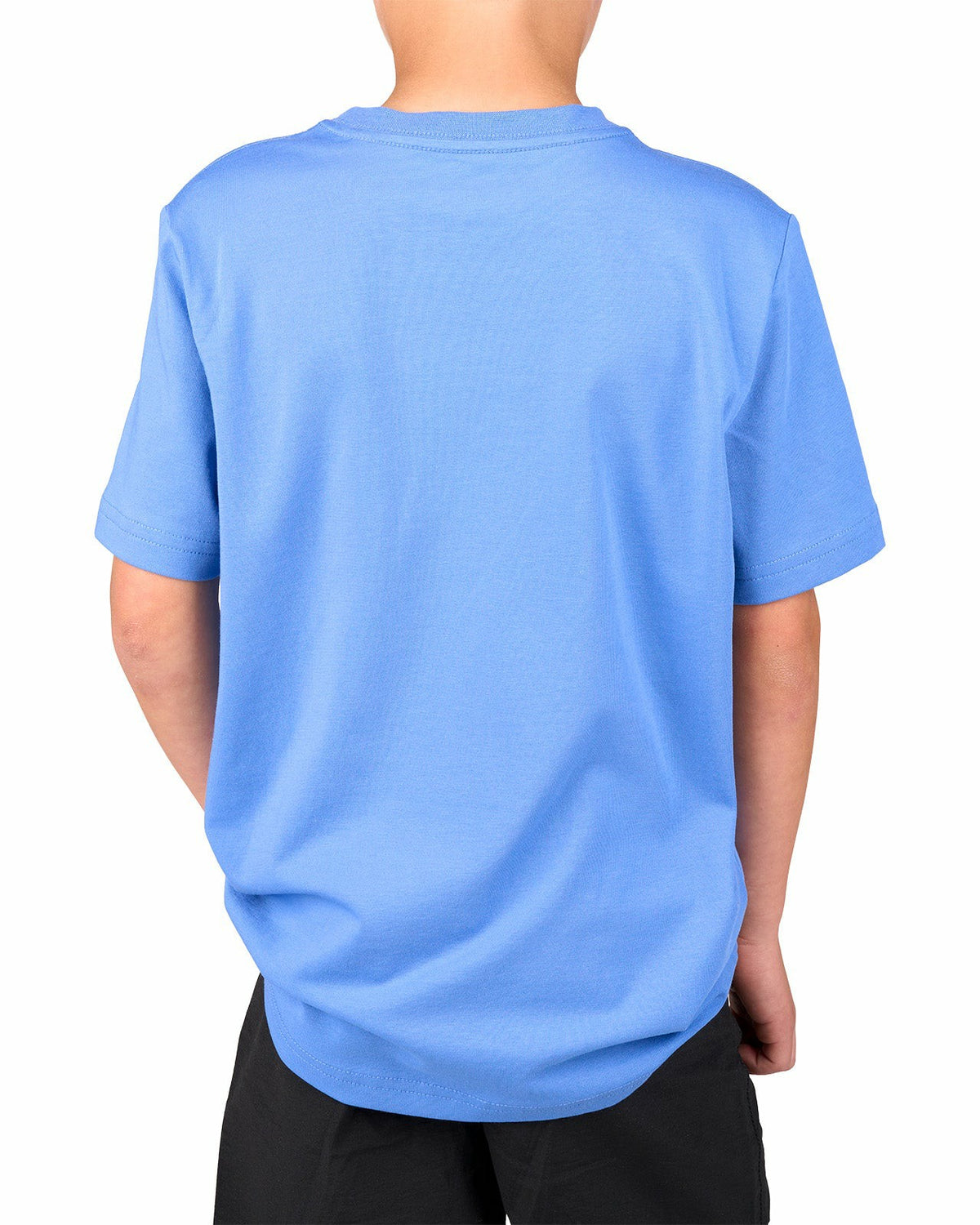 Black Clover Lightweight Luxury Short-Sleeved Blue Kids' Pocket Tee For Golf or Play