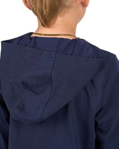 Black Clover Lightweight Long-Sleeved Navy Blue Super Soft Kids' Hoodie