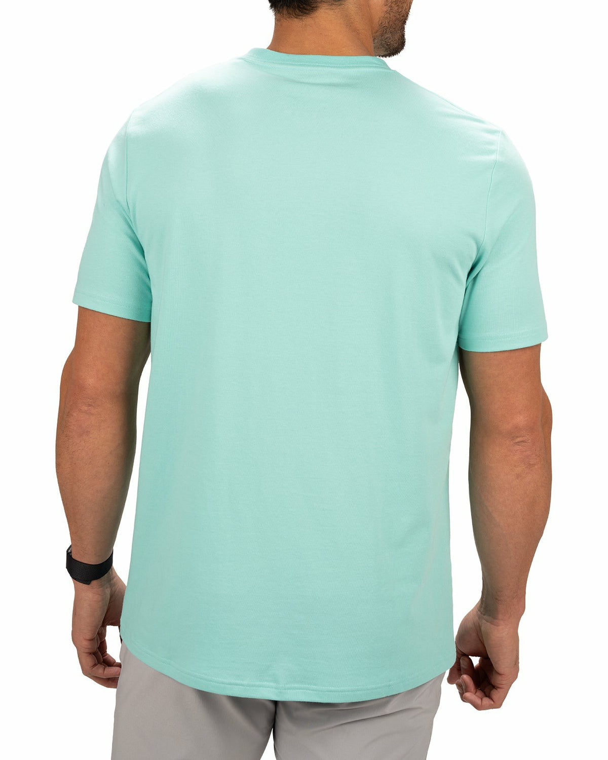 Black Clover Lightweight Luxury Short-Sleeved Green Men's Pocket Tee