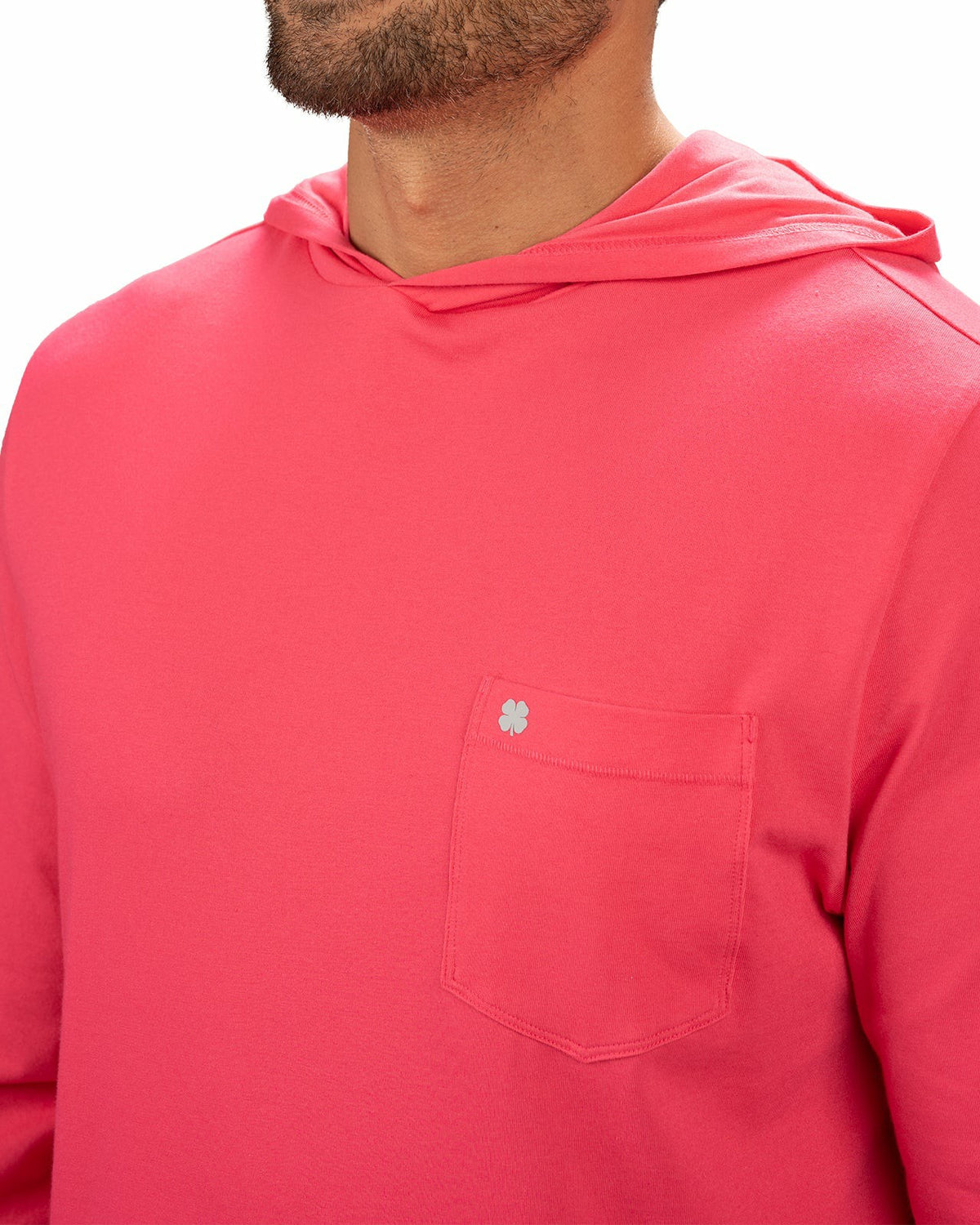 Black Clover Lightweight Long-Sleeved Bright Pink Super Soft Men's Hoodie