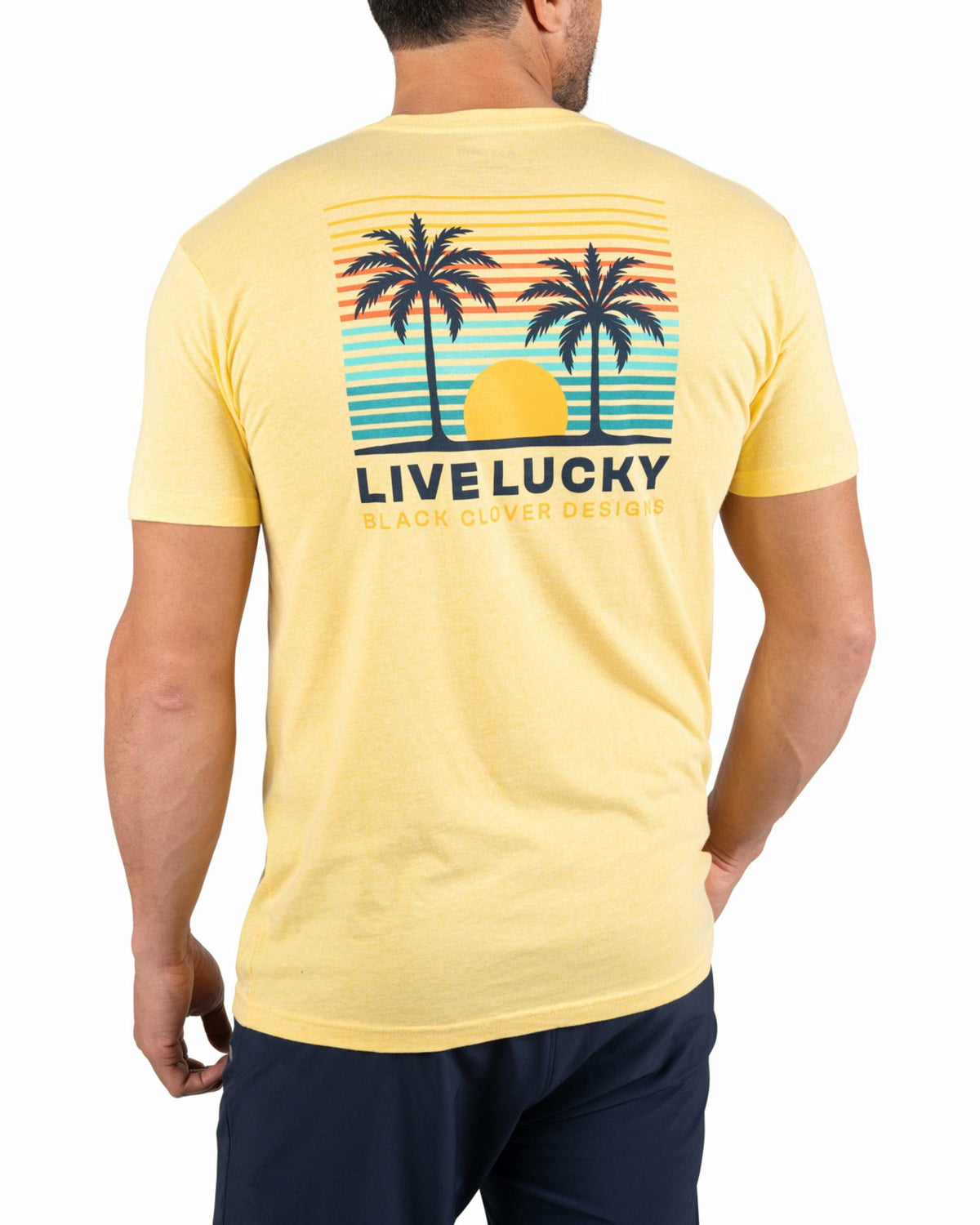 Black Clover Bright Yellow Men's Graphic Tee for Golf & Casual Wear