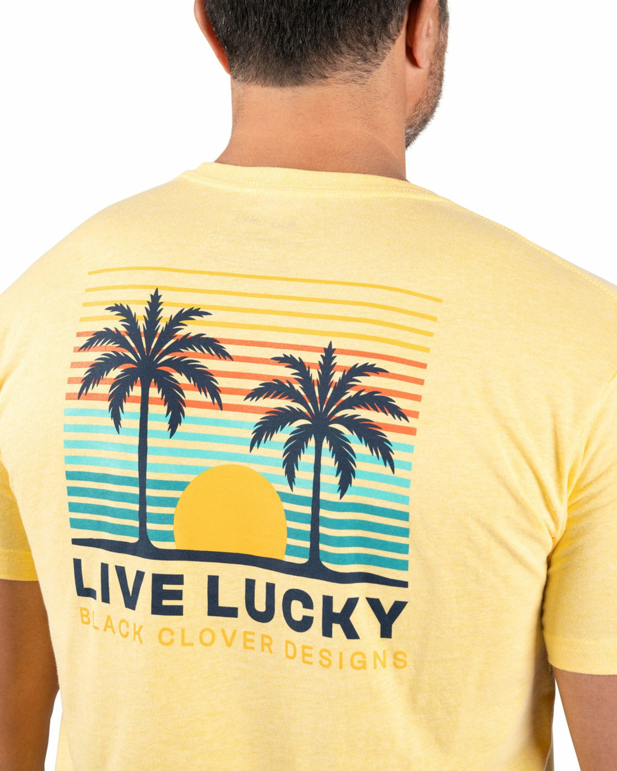 Black Clover Bright Yellow Men's Graphic Tee for Golf & Casual Wear