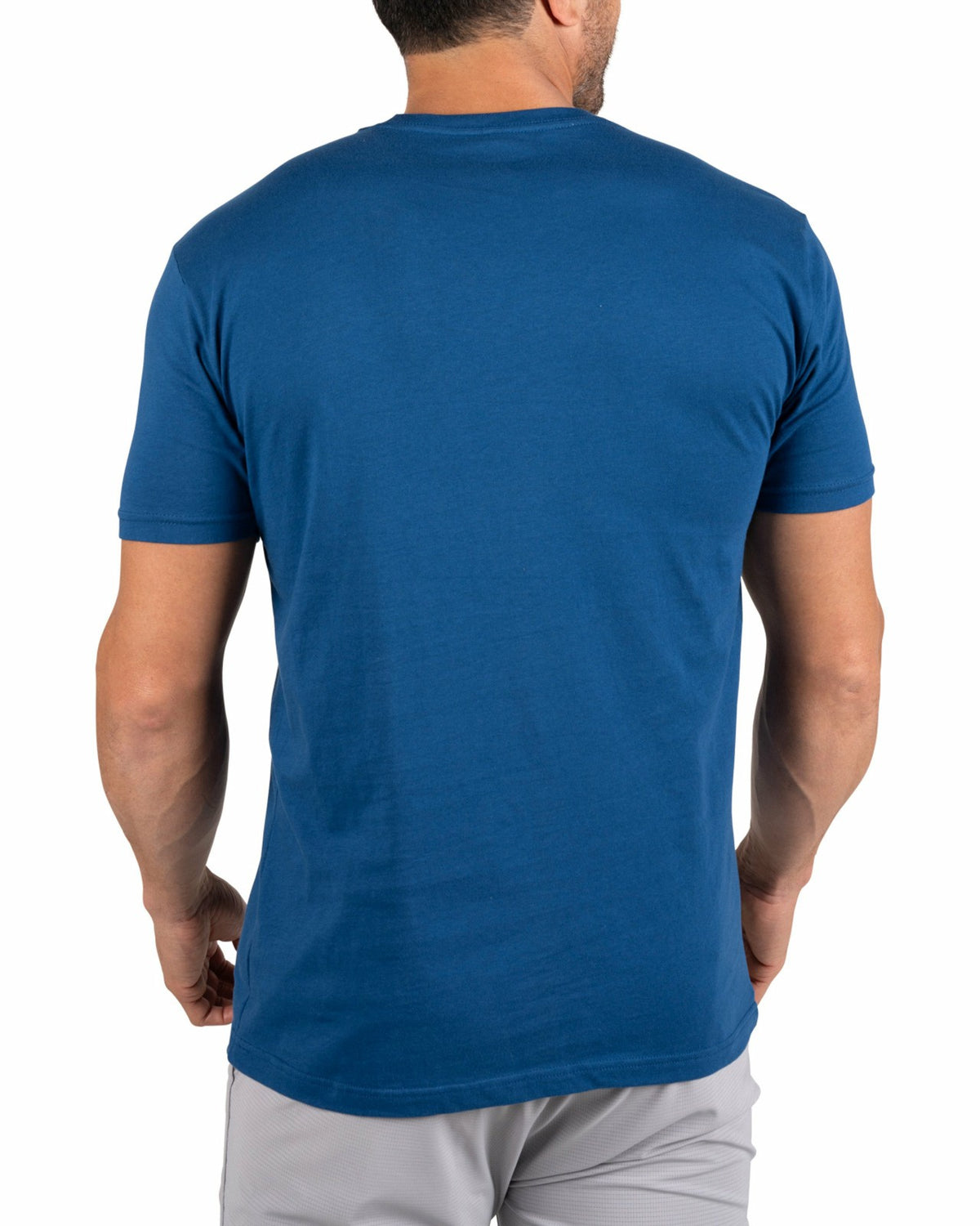 Black Clover Super Soft Men's Blue Graphic Tee with Live Lucky Logo