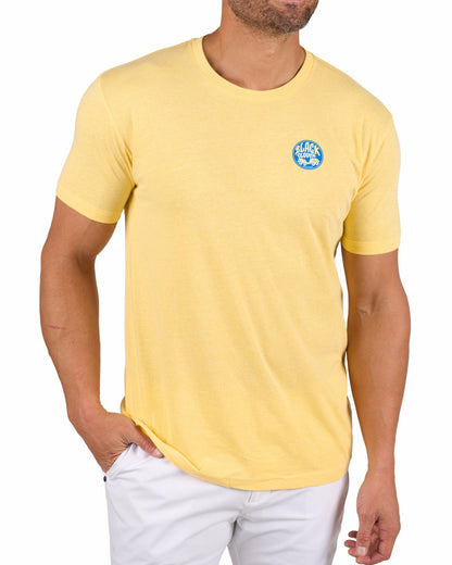 Black Clover Bright Yellow Men's Graphic Tee for Golf & Casual Wear