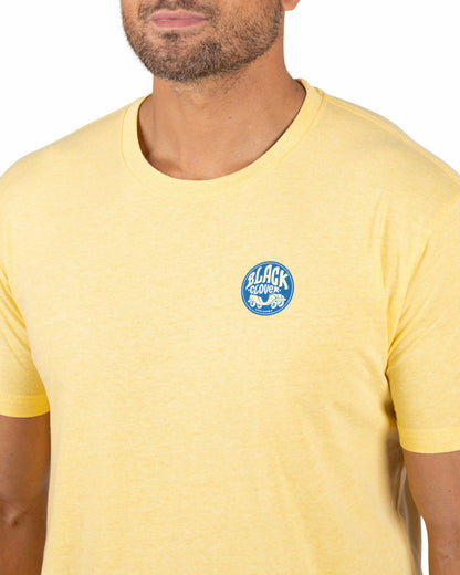 Black Clover Bright Yellow Men's Graphic Tee for Golf & Casual Wear