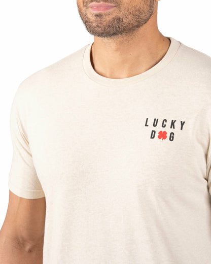 Black Clover Beige Men's Graphic Tee for Golf & Casual Wear