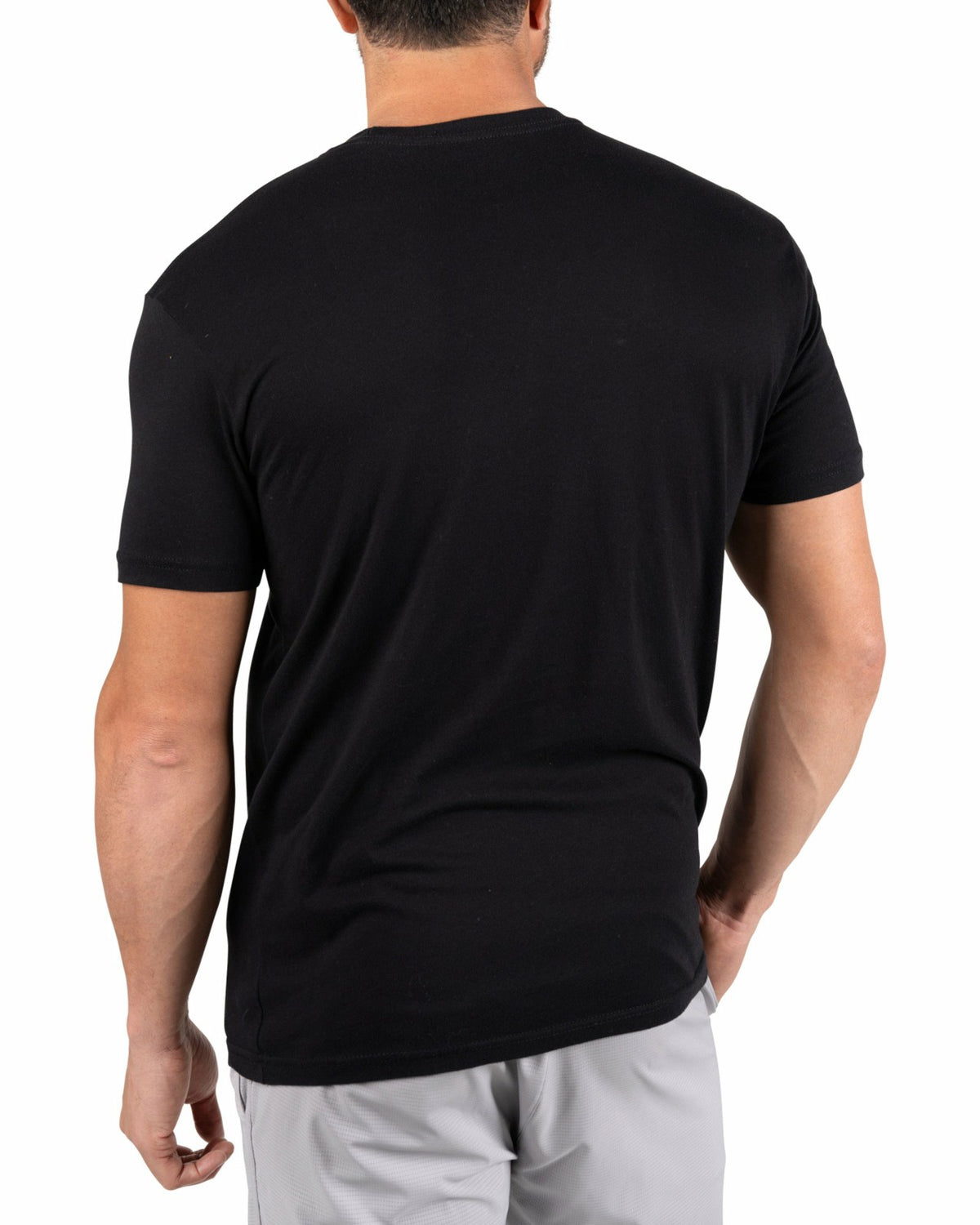 Black Clover Retro Men's Black Graphic Tee with Upside Down Live Lucky Logo
