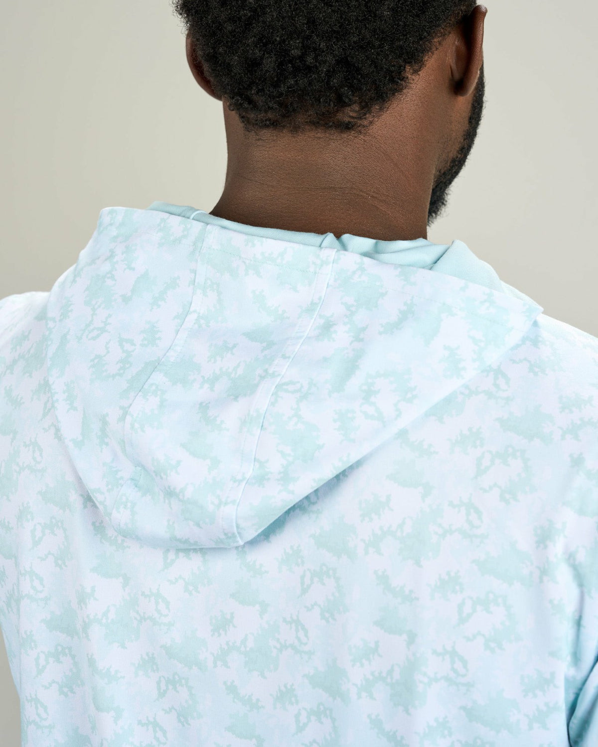Black Clover Men’s Light Green Athletic Camo Hoodie