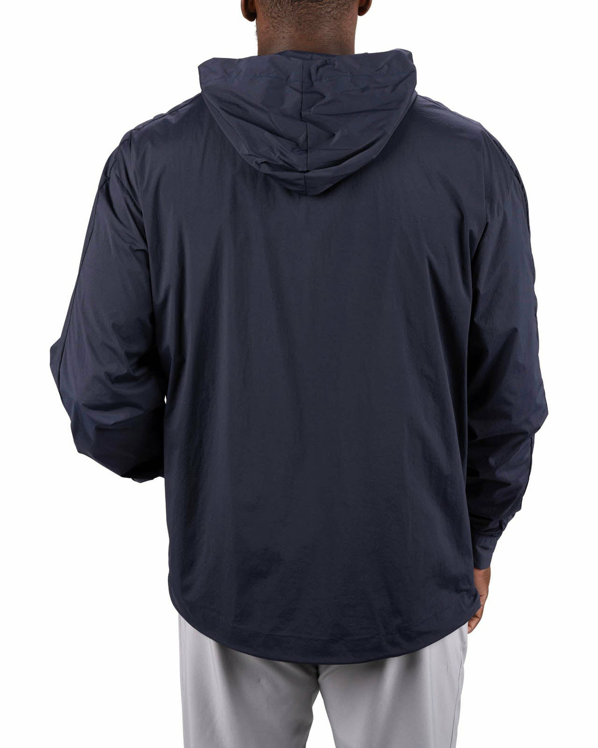 Black Clover Stylish Men's Windbreaker Rain Jacket in Navy Blue