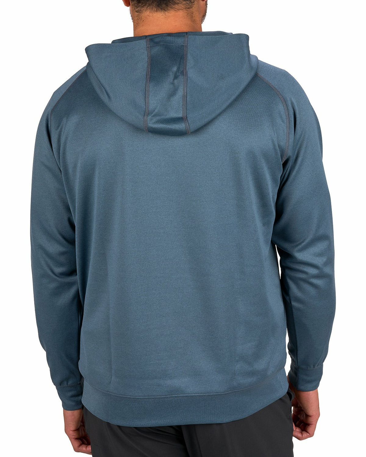 Black Clover Men's Quarter-Zip Black Lightweight Hoodie