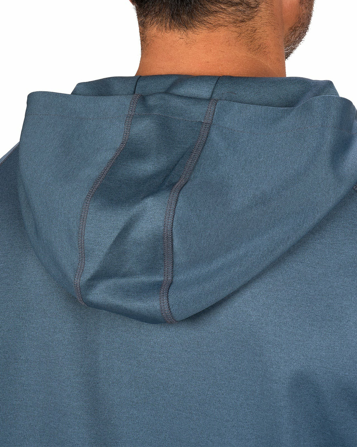 Black Clover Men's Quarter-Zip Black Lightweight Hoodie