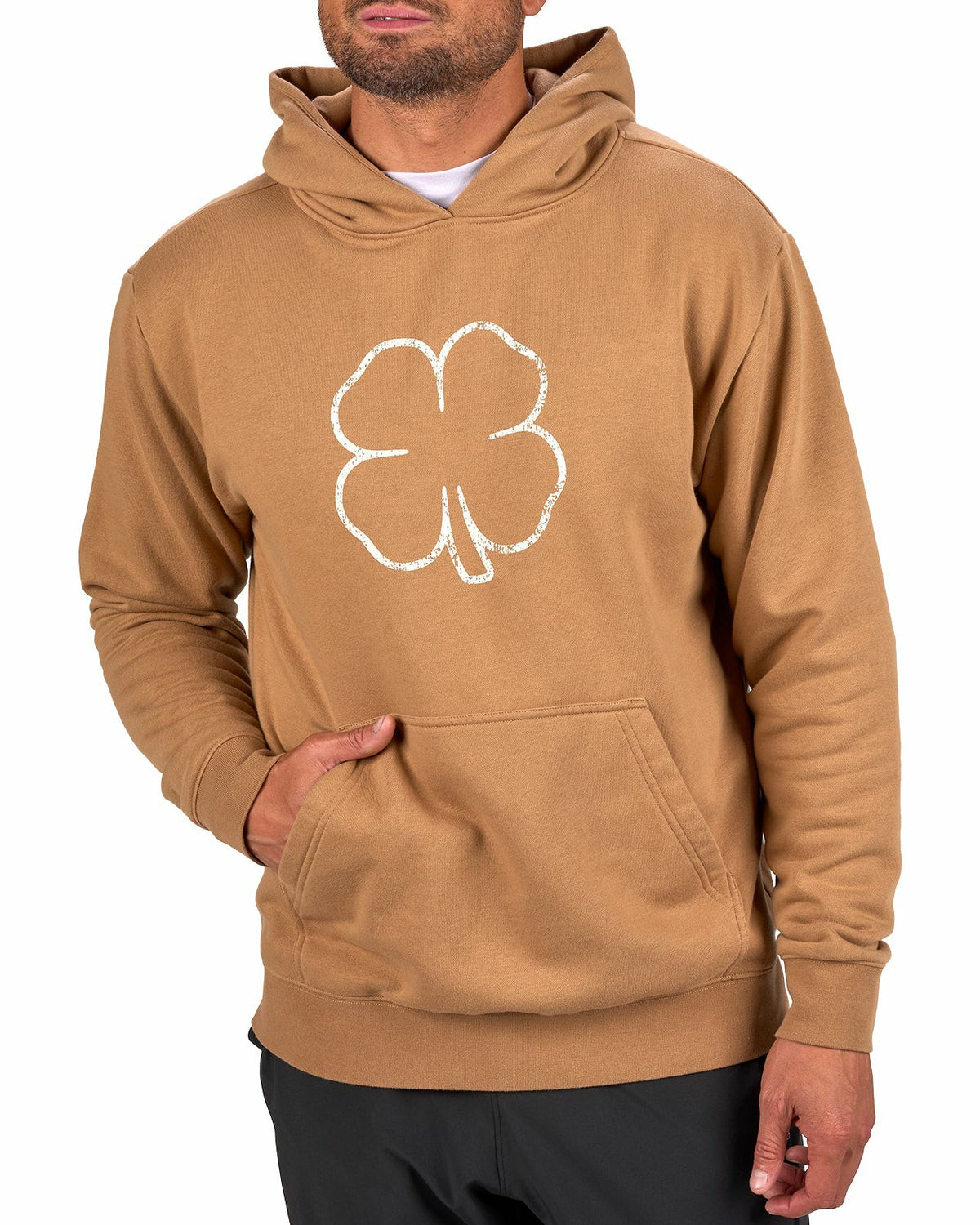 Black Clover Men's Comfortable Athletic Brown Hoodie