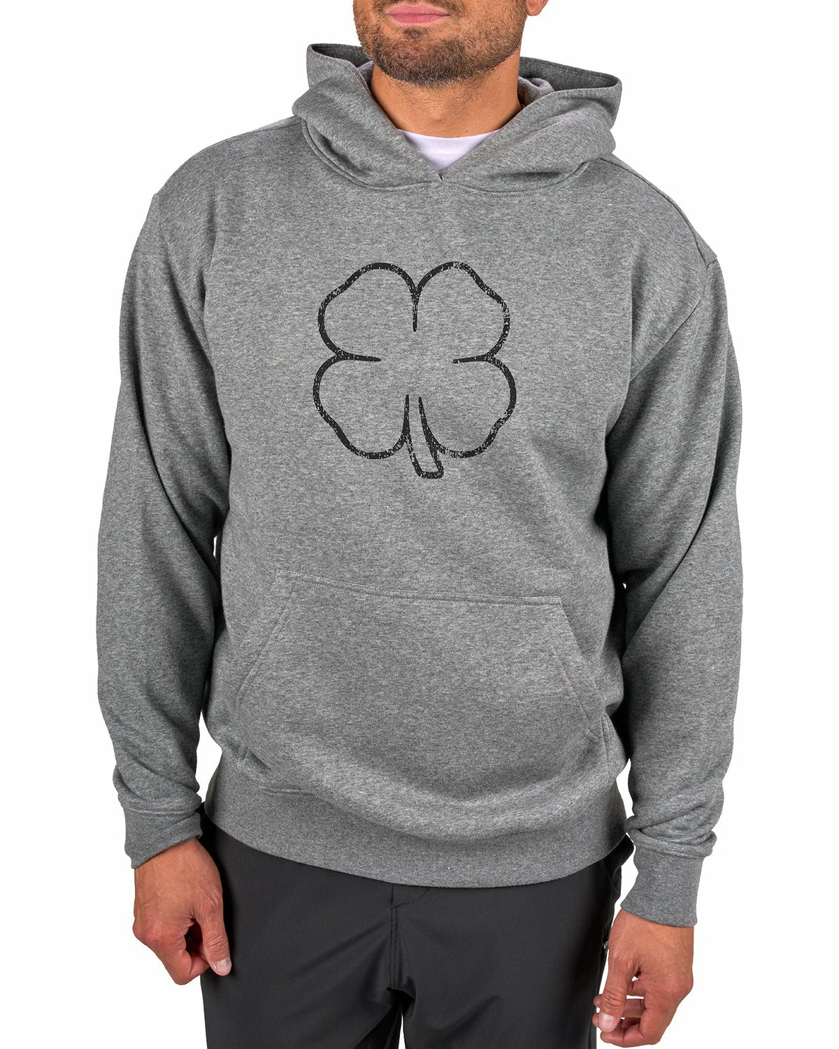 Black Clover Men's Comfortable Athletic Grey Hoodie