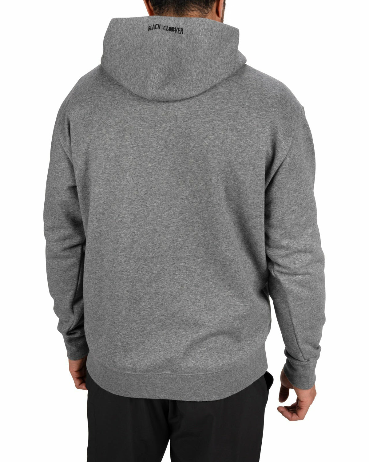 Black Clover Men's Comfortable Athletic Grey Hoodie