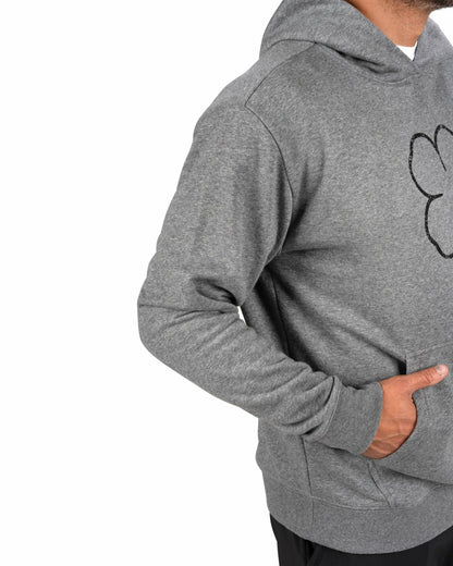 Black Clover Men's Comfortable Athletic Grey Hoodie