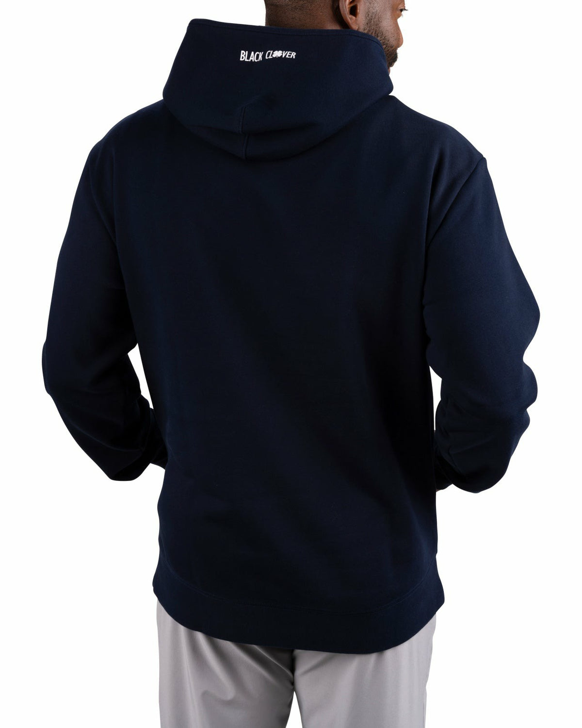 Black Clover Men's Comfortable Athletic Navy Blue Hoodie