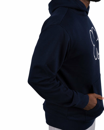 Black Clover Men's Comfortable Athletic Navy Blue Hoodie