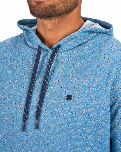Black Clover Men's Blue Stylish Textured Hoodie