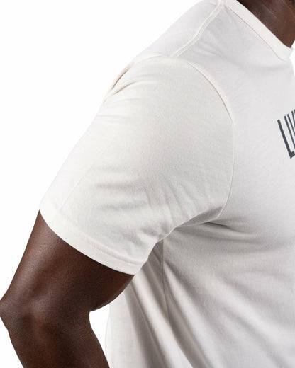 Black Clover Super Soft Men's Grey and Cream Graphic Tee