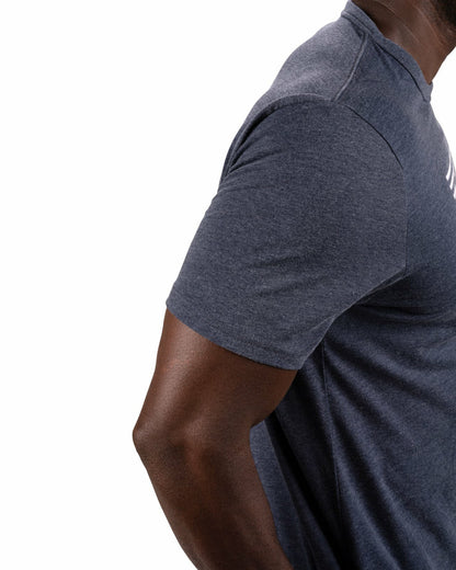 Black Clover Men's Athletic Short Sleeve Blue T-Shirt with Black Clover Logo
