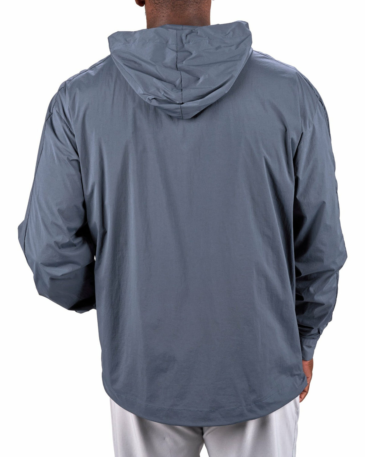 Black Clover Stylish Men's Windbreaker Rain Jacket in Dark Grey