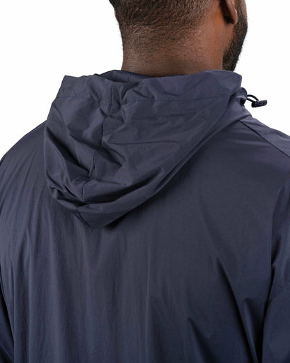 Black Clover Stylish Men's Windbreaker Rain Jacket in Navy Blue