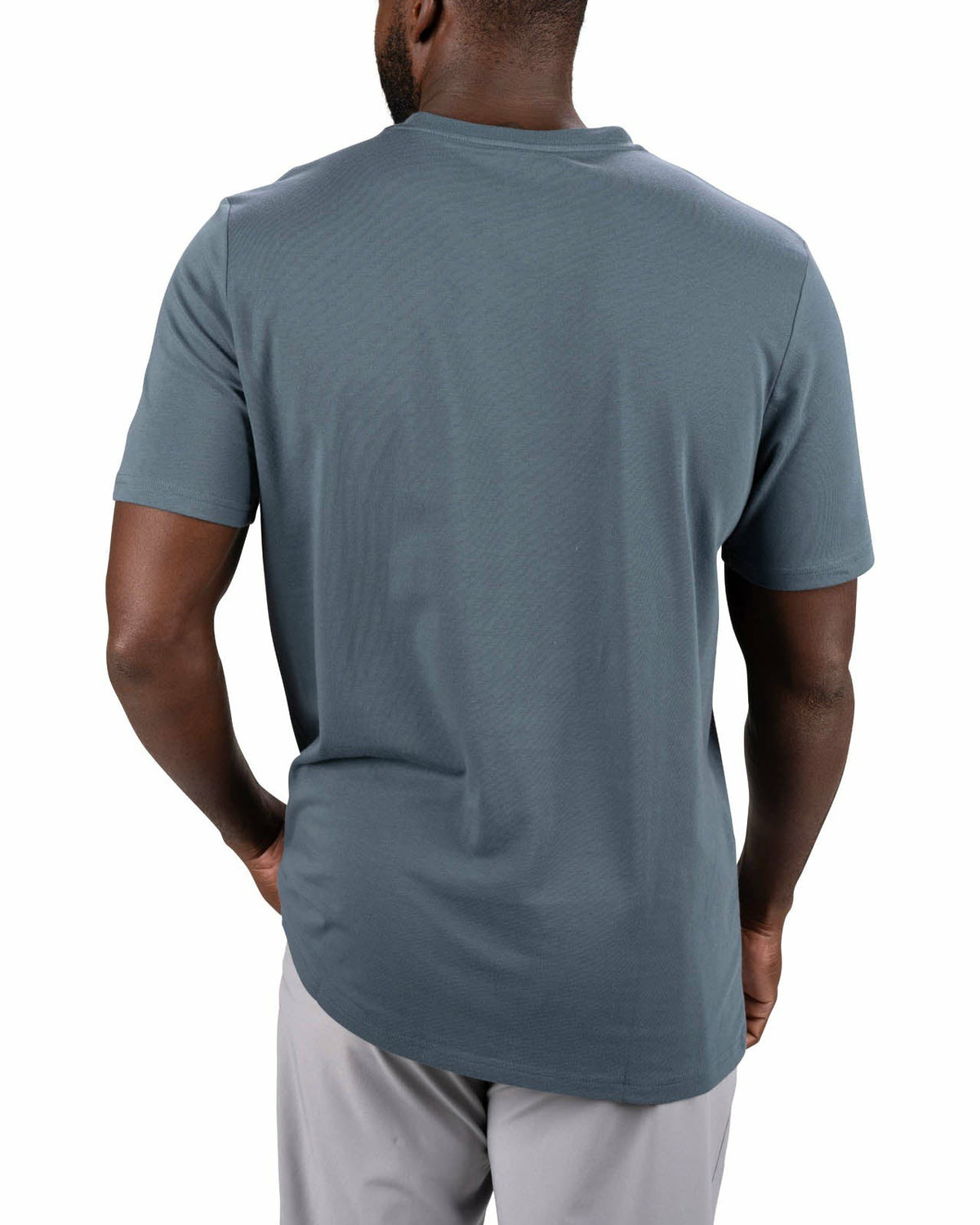 Black Clover Luxury Short-Sleeved Dark Grey Men's Pocket Tee