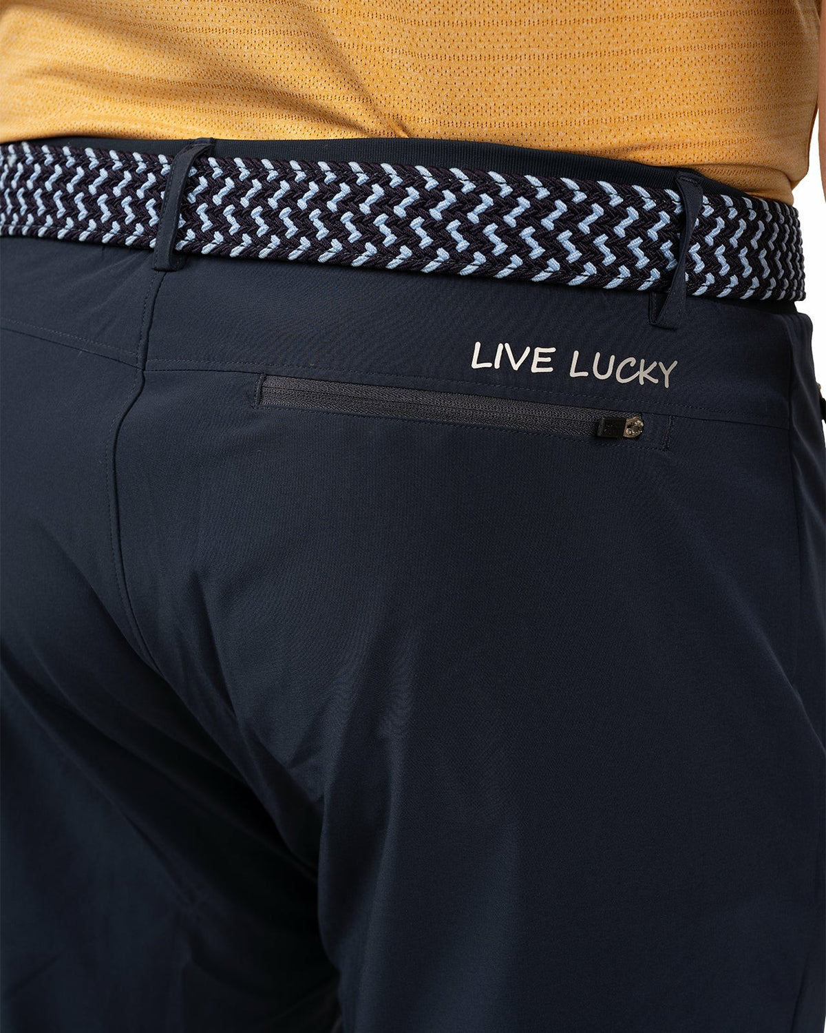 Black Clover Elevated Navy Blue Athletic Joggers with Belt Loops